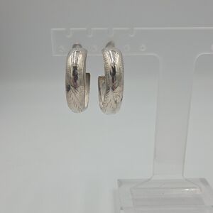 925 Sterling Silver Hoop Earrings